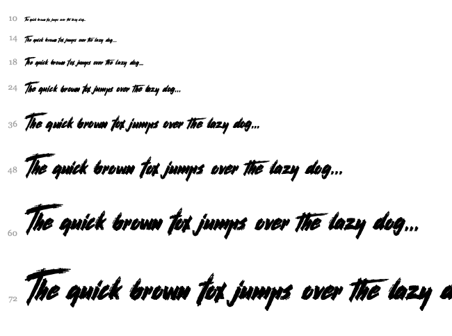 Street Gathering font waterfall